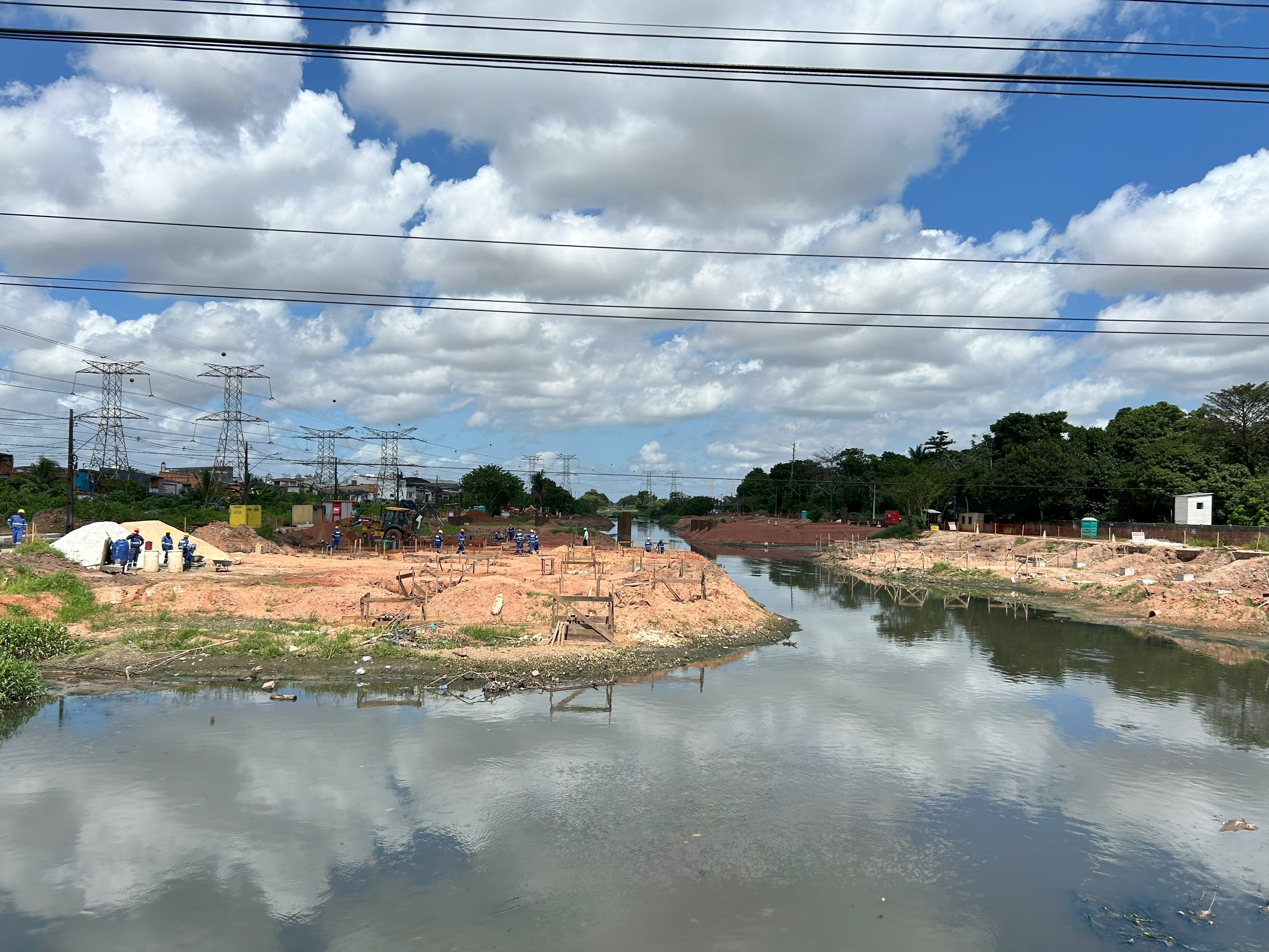 Obras para a COP30 tomam Belém: esperança e ceticismo (Foto: Lucas Borges Teixeira/UOL)