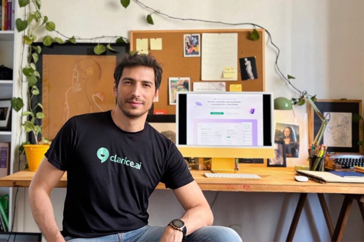 'ChatGPT brasileiro' recebe R$ 2 milhões para competir no mercado de IAs Felipe Iszlaji, CEO e fundador da Clarice.ai: startup se prepara para edital do governo sobre o Plano Nacional de Inteligência Artificial (PBIA) (Foto: Reprodução)