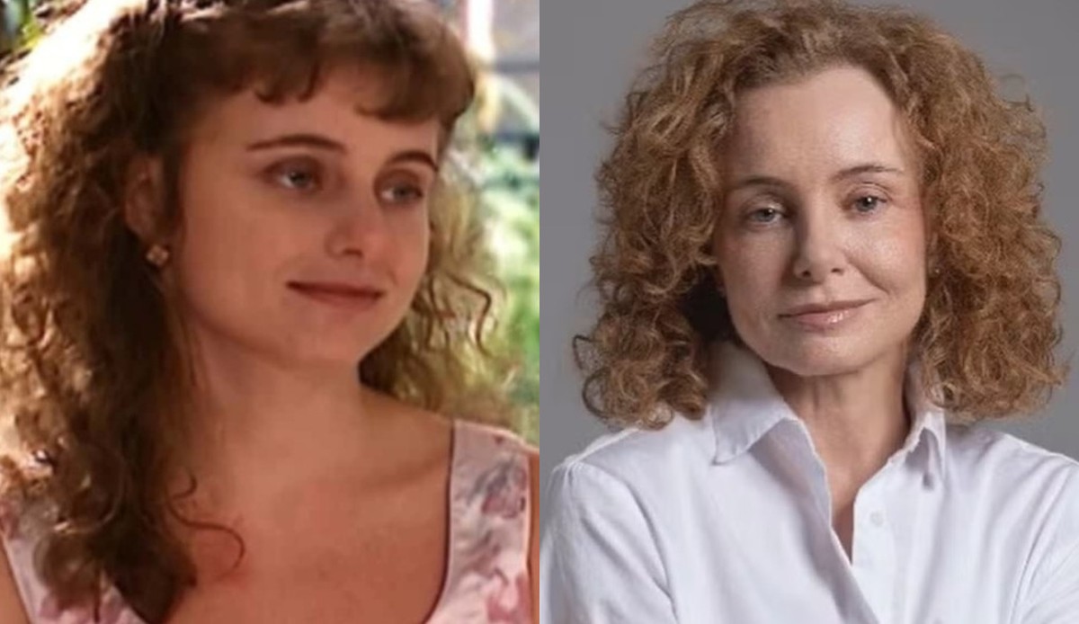 Carolyna Aguiar revela detalhes sobre 'História de amor' e sua pausa na TV Carolyna Aguiar em 'História do amor' e atualmente (Foto: Reprodução)