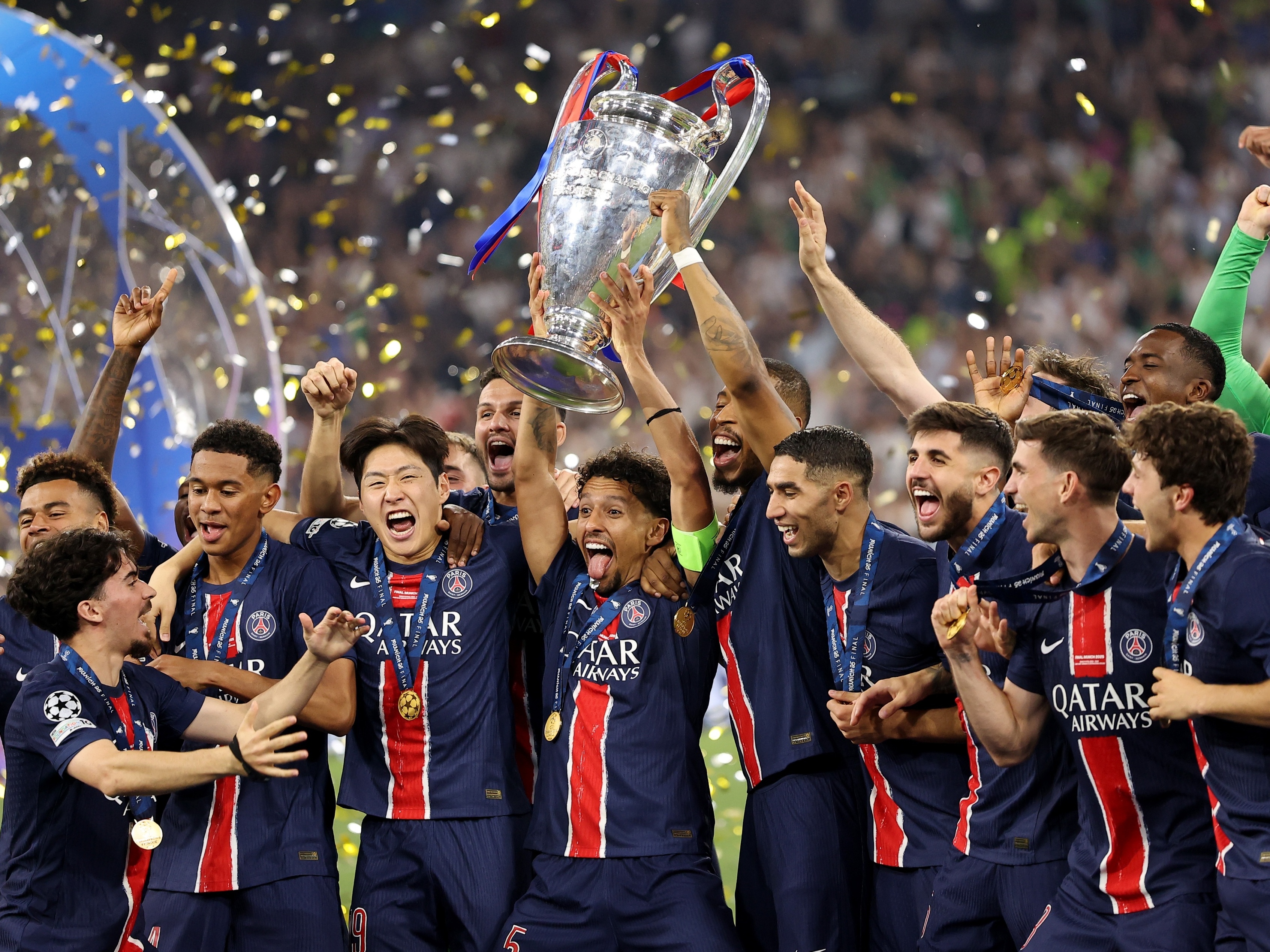 Botafogo enfrenta PSG em desafio que apenas gigantes e zebras superaram Título da Champions coroa temporada perfeita do PSG até então (Foto: Maja Hitij - UEFA/UEFA via Getty Images)