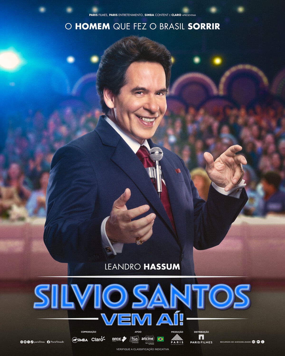Pôster do filme 'Silvio Santos vem aí' (Foto: Reprodução)