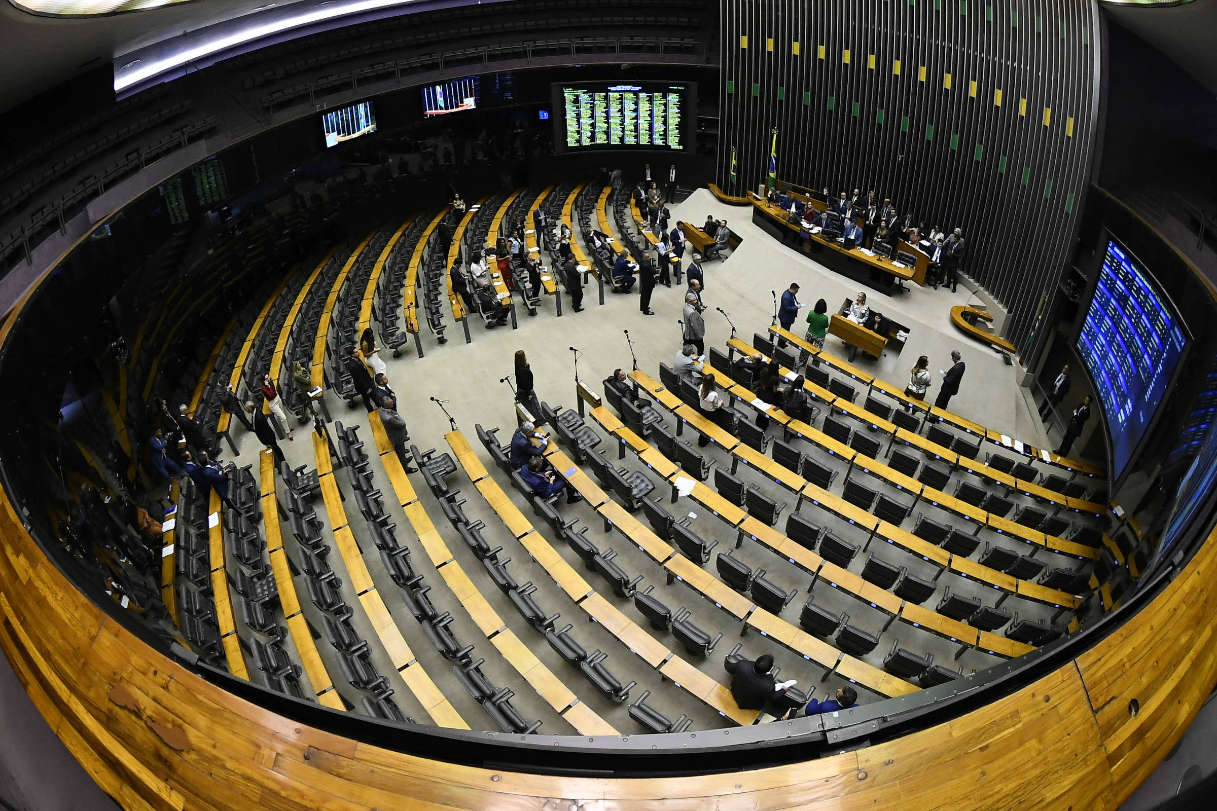 Plenário da Câmara dos Deputados durante sessão conjunta do Congresso Nacional (Foto: Marcos Oliveira/Agência Senado)