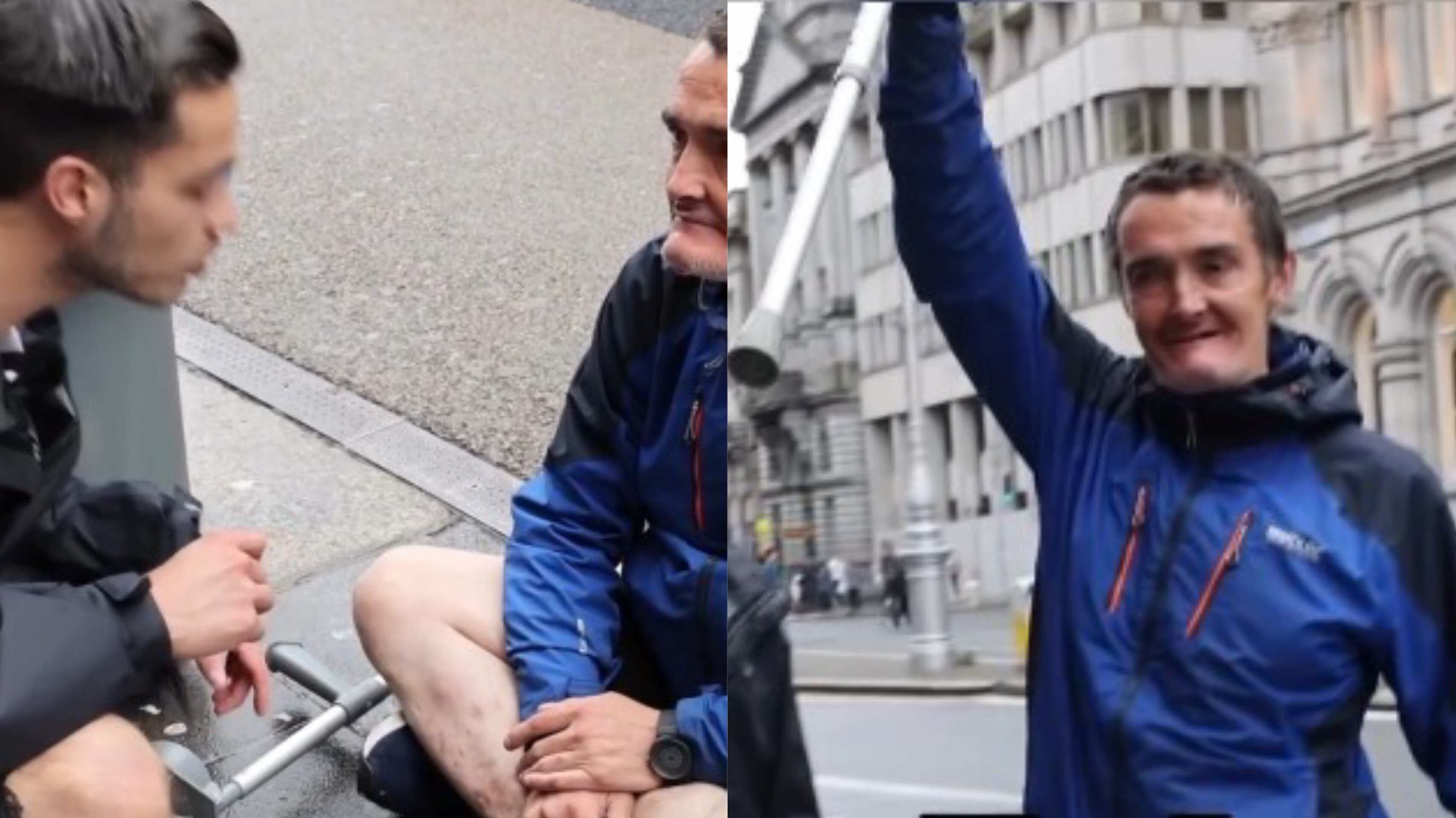 Homem se recupera de deficiência após oração na Irlanda e volta a andar O evangelista Lucas Sandoval orou pelo homem que não podia andar. (Foto: Reprodução/Instagram/Lucas Sandoval)
