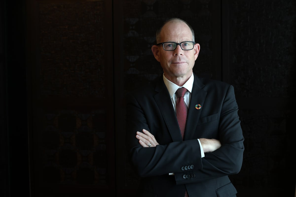 Crisis na financiamento global do desenvolvimento preocupa diretor da Fundação Gates Mark Suzman, diretor executivo da Fundação Gates, durante uma entrevista em Sevilla, no marco da celebração da IV Conferência sobre Financiamento ao Desenvolvimento esta semana. (Foto: Alejandro Ruesga)