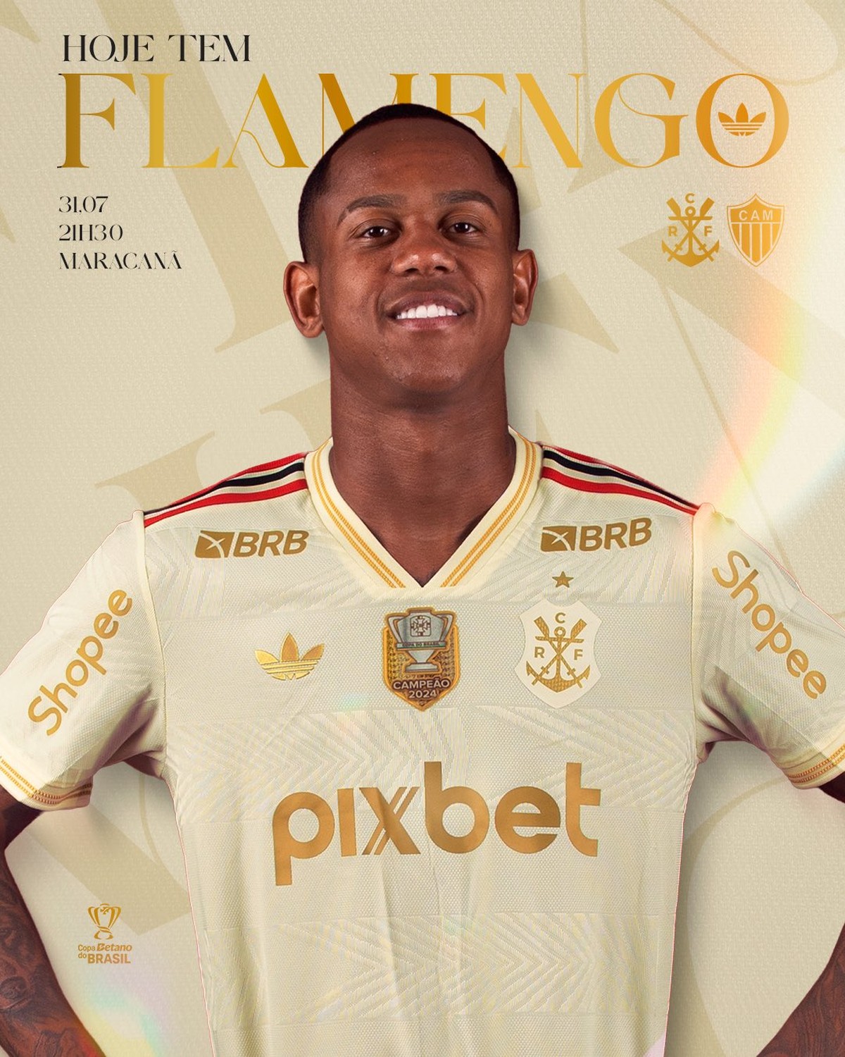 Flamengo anuncia nova camisa (Foto: Reprodução X)