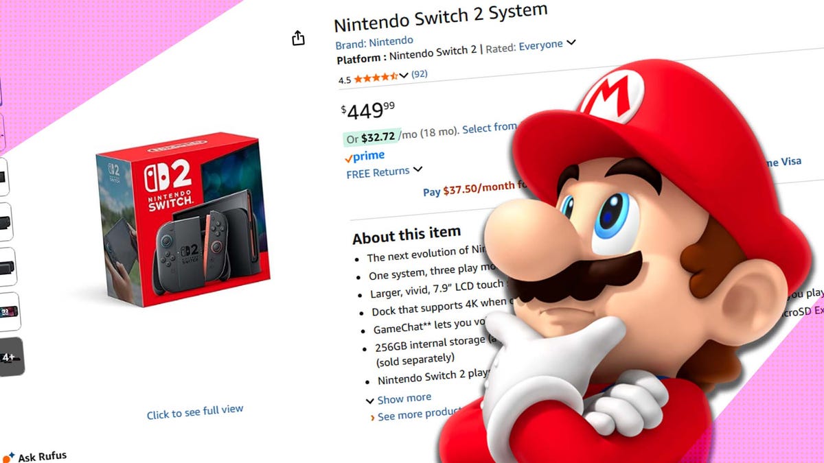 Nintendo Switch 2 chega ao Amazon, mas com uma condição especial Foto: Reprodução