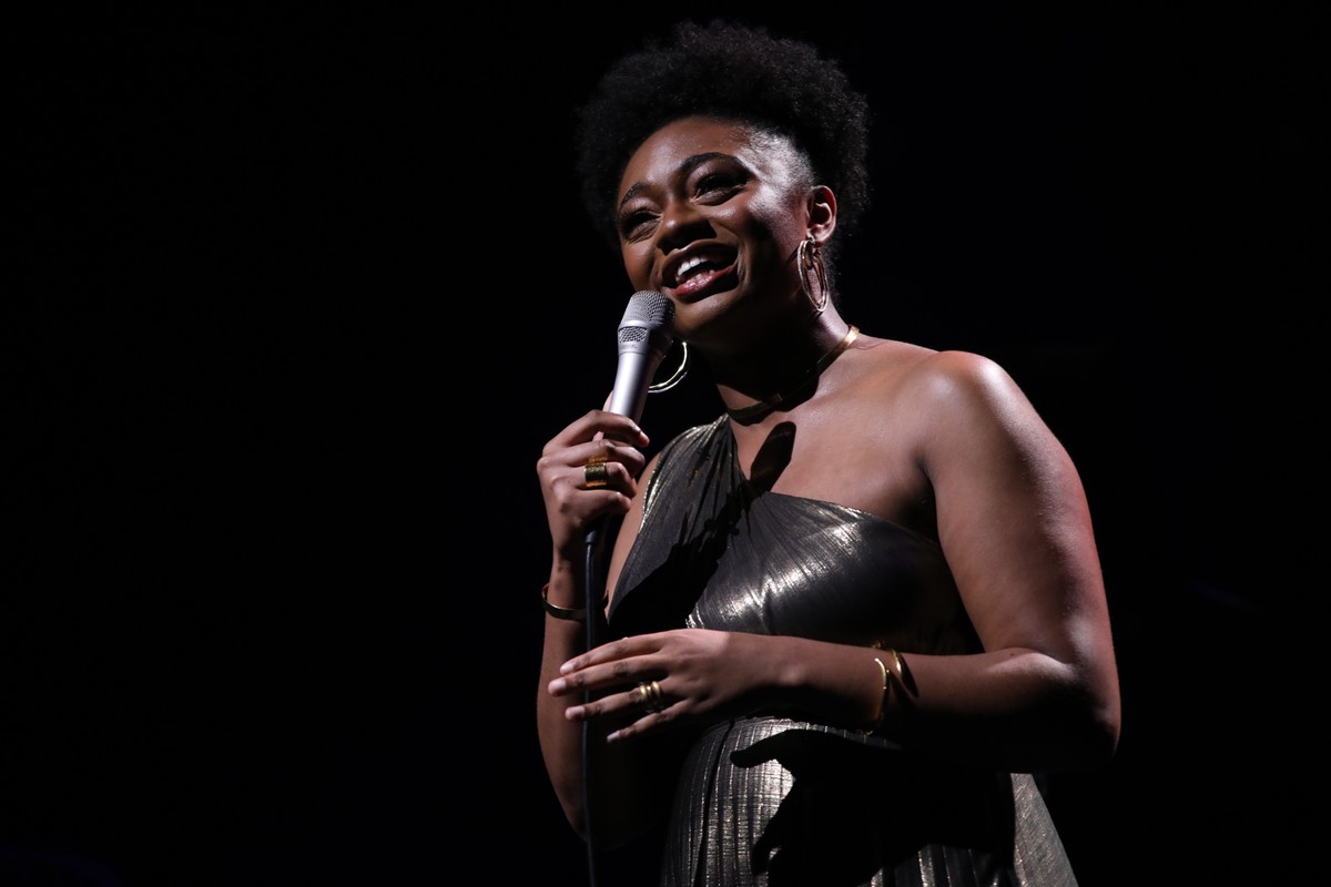 Samara Joy abre série 'Queremos! Jazz' com show no Rio de Janeiro Samara Joy (Foto: Lucas Tavares/O Globo)