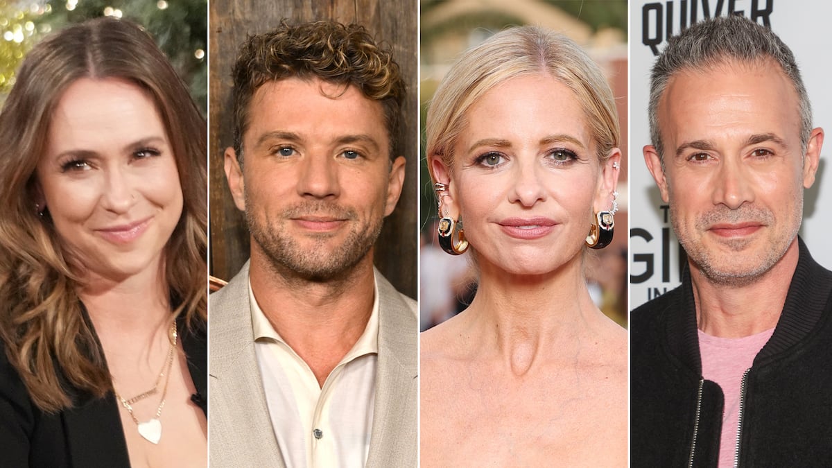 Jennifer Love Hewitt, Ryan Phillippe, Sarah Michelle Gellar e Freddie Prinze Jr. (Foto: Getty Images)