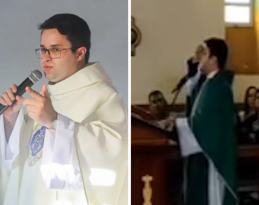 Polícia investiga padre por racismo religioso na Paraíba Padre Danilo César acusado de intolerância religiosa em Campina Grande (PB) (Foto: Instagram/Reprodução)