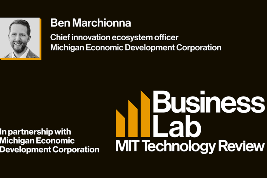 Criação de um ecossistema de inovação para o futuro do século XXI Michigan busca provar que o crescimento econômico pode ser inclusivo, diversificado e impulsionado por forças locais, diz Ben Marchionna, diretor de ecossistemas de inovação da Michigan Economic Development Corporation. (Foto: Reprodução/@MIT)
