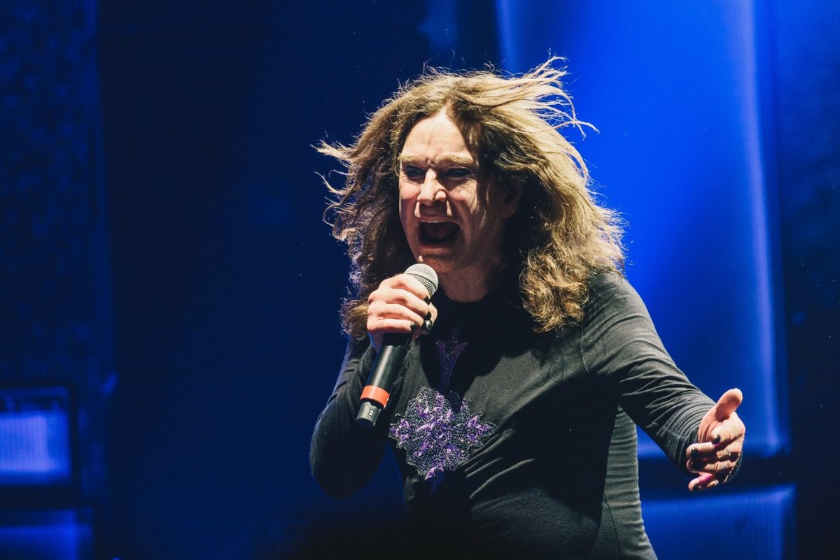 O cantor Ozzy Osbourne, do Black Sabbath (Foto: Luiz Henrique Estevam / Zimel / Agência O Globo)