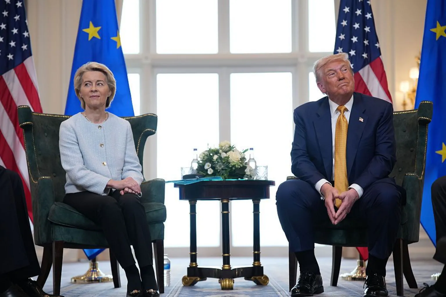 Desde que o acordo foi anunciado, as críticas à chefe da Comissão Europeia, Ursula von der Leyen, aumentaram. (Foto: Getty Images)