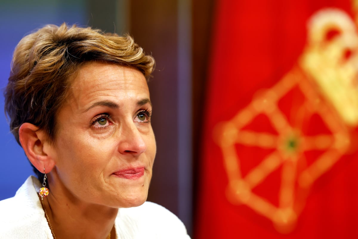 Tensão marca disputa pela obra do túnel de Belate avaliada em 76 milhões A presidenta de Navarra e secretária geral do PSN-PSOE, María Chivite. (Foto: Jesús Diges - EFE)