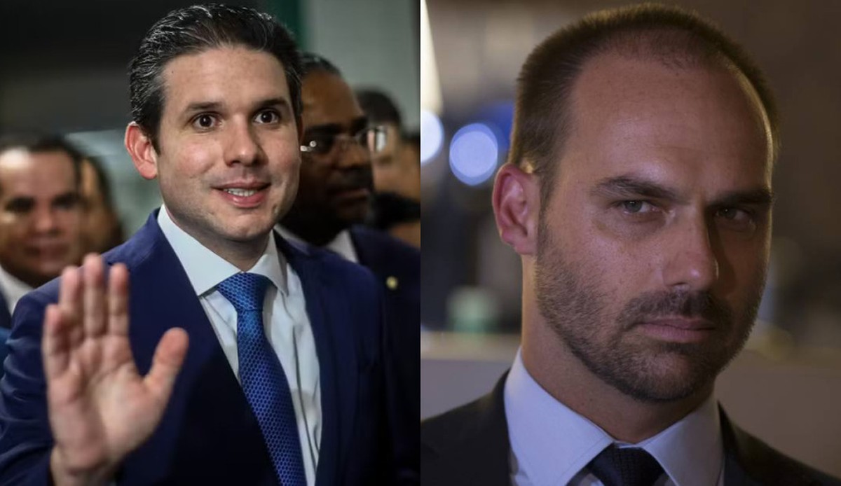 Poderes devem unir esforços para responder aos desafios impostos pelos EUA Hugo Motta sobre Eduardo Bolsonaro: 'Não há a possibilidade de mandato a distância' (Foto: Agência O Globo)