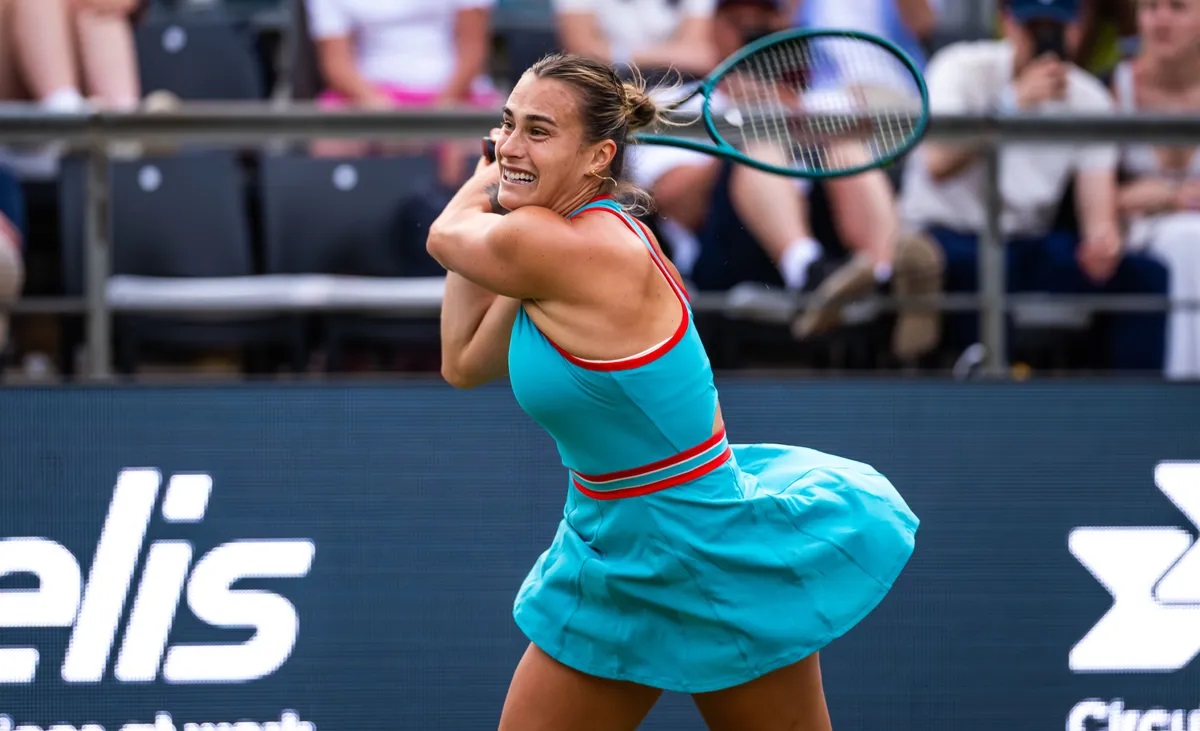 Sabalenka vence na estreia em torneio de grama e avança na competição Foto: Reprodução