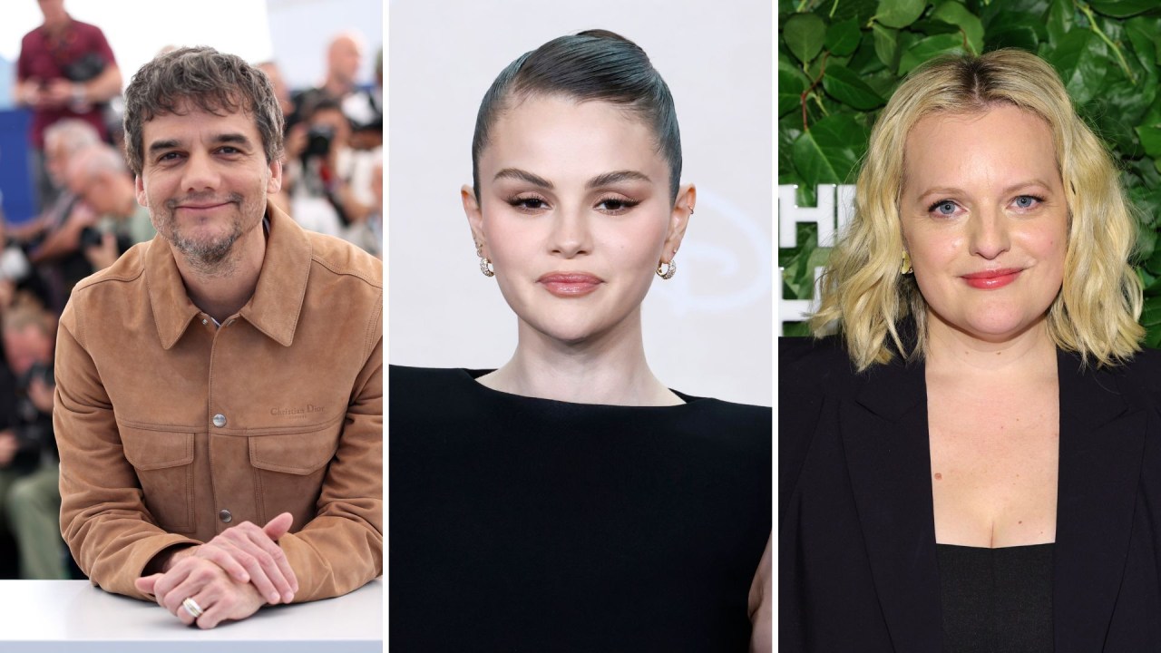 Wagner Moura, Selena Gomez e Elisabeth Moss (Foto: Getty Images)