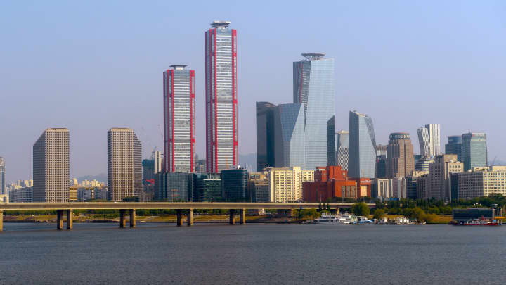 Vista do rio Hangang em Seul, Coreia do Sul. (Foto: Universal History Archive | Universal Images Group | Getty Images)