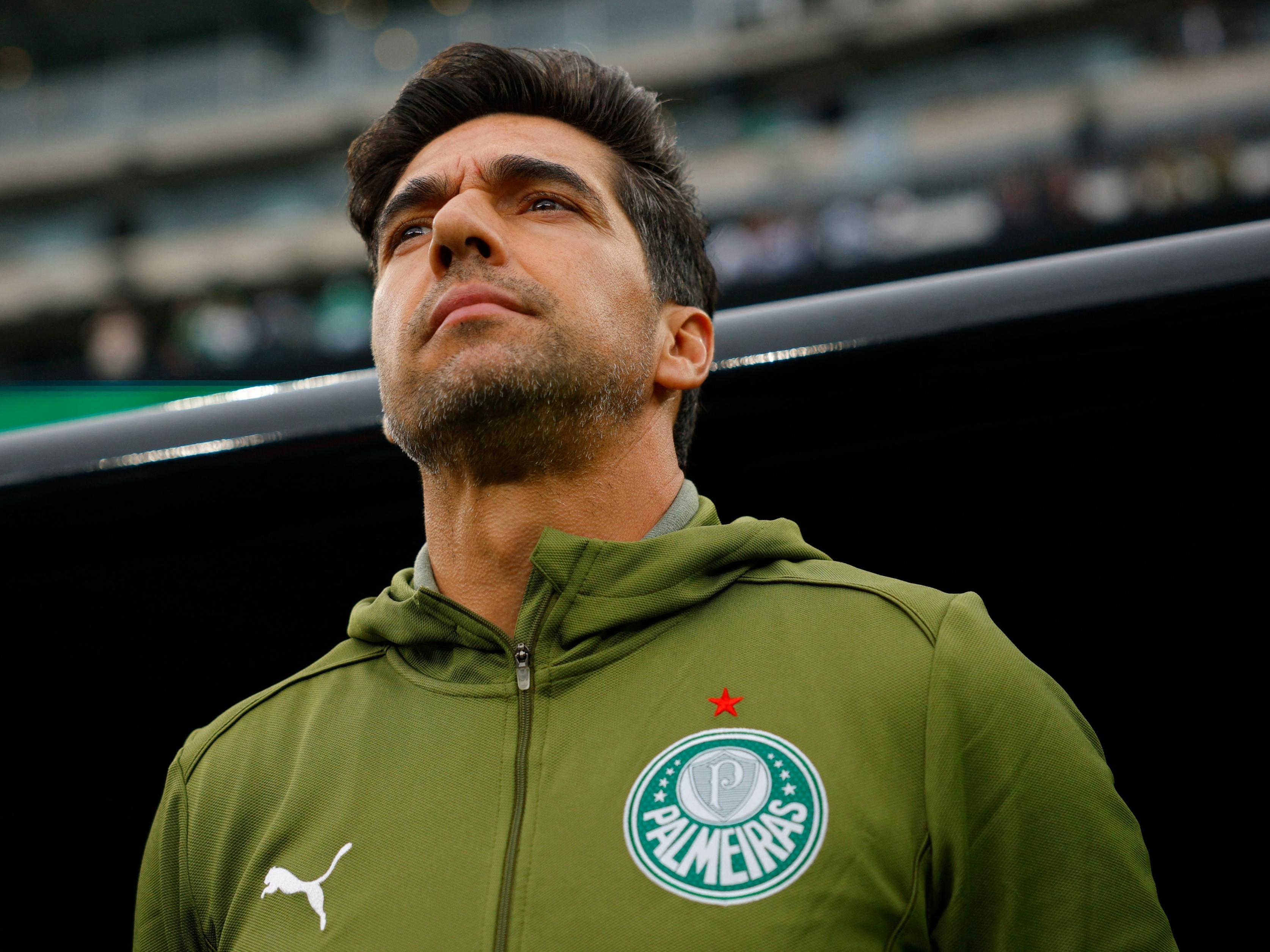 Abel Ferreira, técnico do Palmeiras, durante jogo contra o Porto (Foto: REUTERS/Susana Vera)