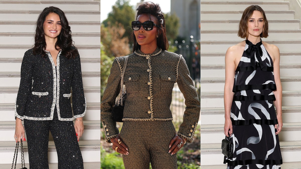 Penélope Cruz, Keira Knightley e Naomi Campbell — Foto: Getty Images