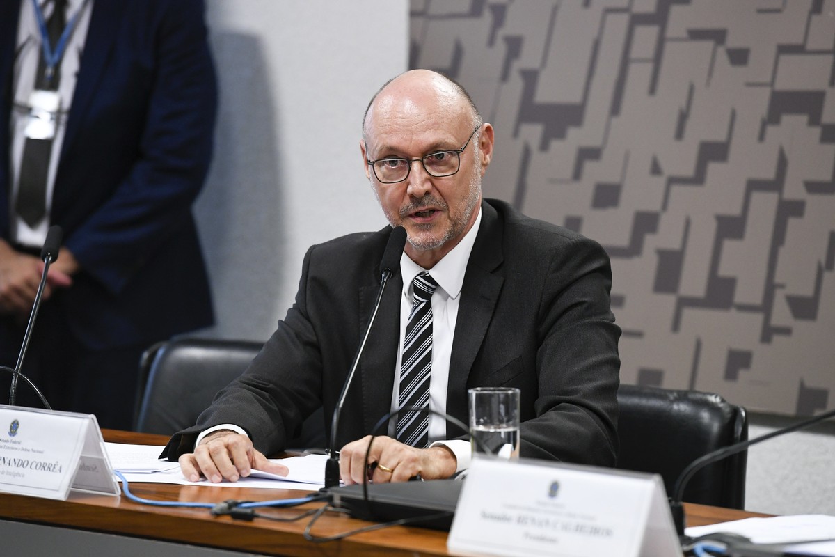 Luiz Fernando Corrêa, diretor-geral da Abin (Foto: Roque de Sá/Agência Senado)