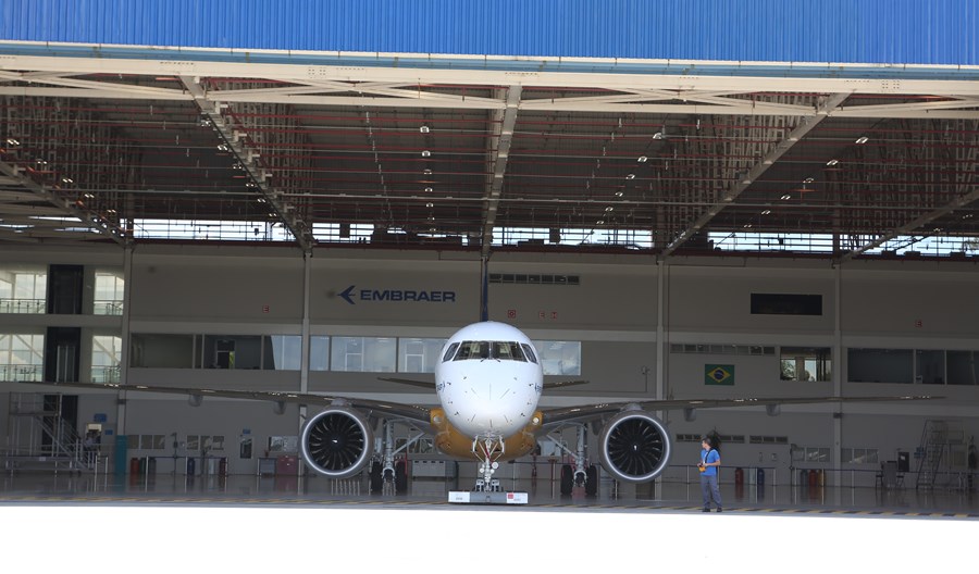 Embraer vê ações dispararem com novas encomendas da companhia SAS Foto: Reprodução