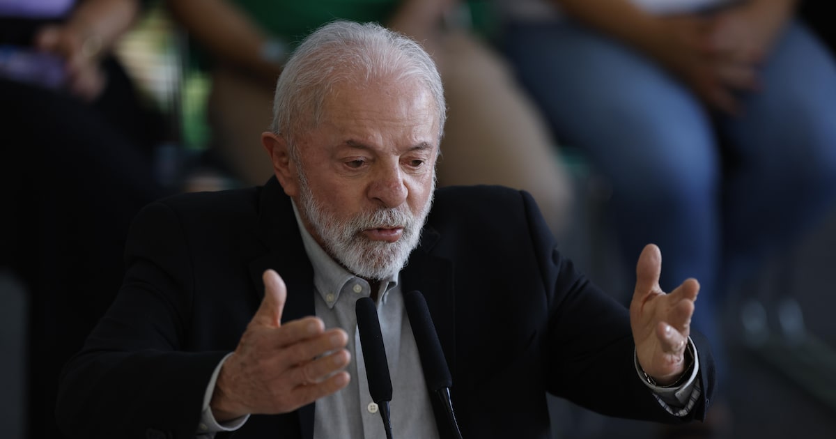 Lula e Macron discutem acordo UE-Mercosul em conversa intensa e decisiva Presidente da República Luiz Inácio Lula da Silva durante o lançamento do Plano Safra 2025/26 da agricultura familiar realizado na manhã desta segunda-feira, 30, no Palácio do Planalto em Brasília (Foto: Wilton Junior/ Estadão)
