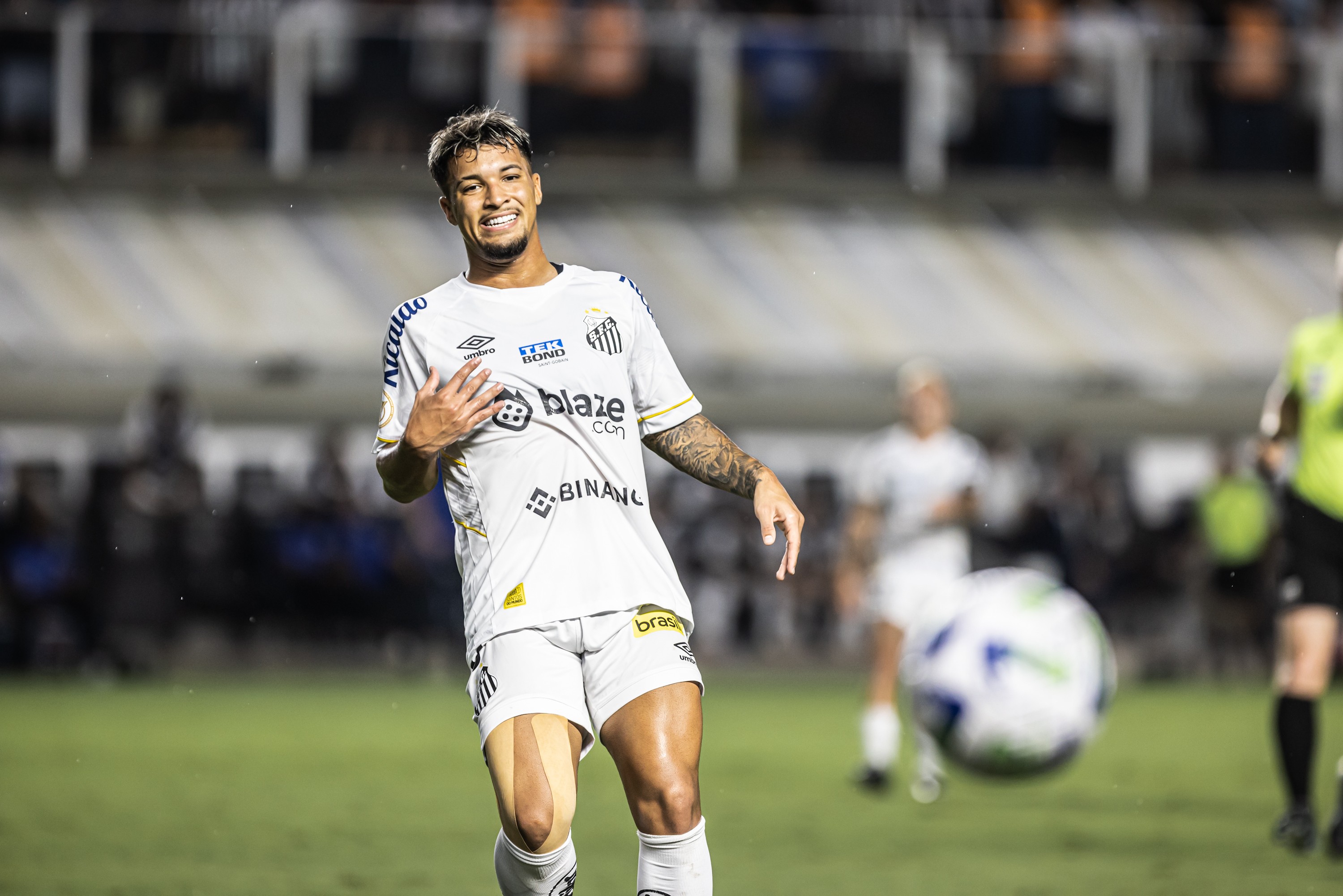 Marcos Leonardo admite erro e busca títulos com o Santos após indisciplina Foto: Reprodução