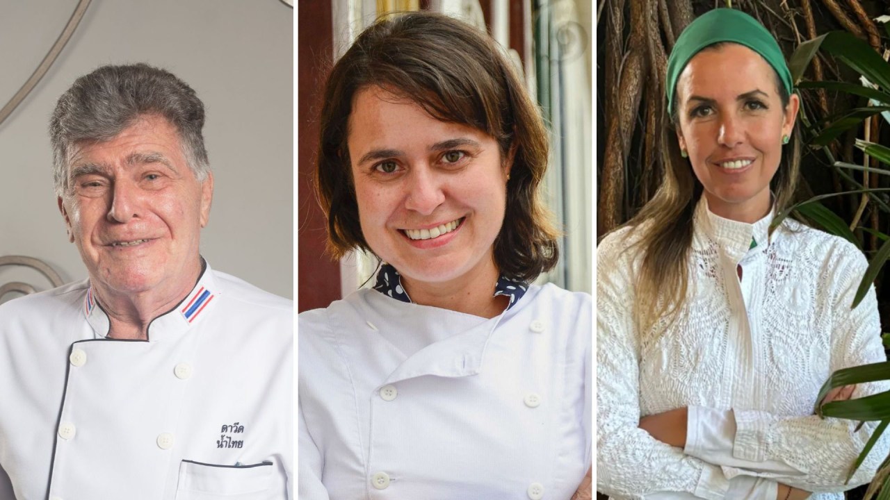Chefs mantêm paixão pela cozinha tradicional após décadas de dedicação David Zisman, Ana Bueno e Morena Leite (Foto: Reprodução)