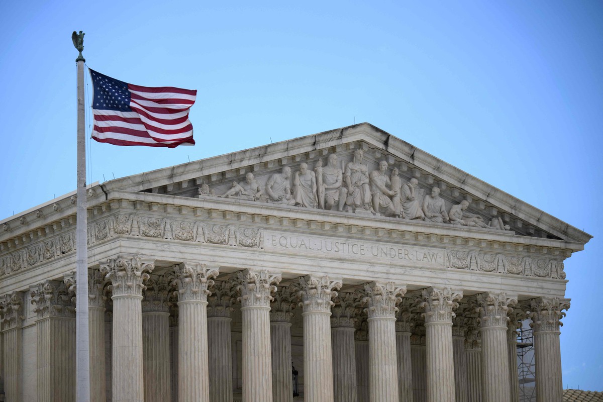 Suprema Corte dos EUA restringe juízes em caso de cidadania por nascimento Suprema Corte dos EUA, em Washington (Foto: Drew ANGERER / AFP)