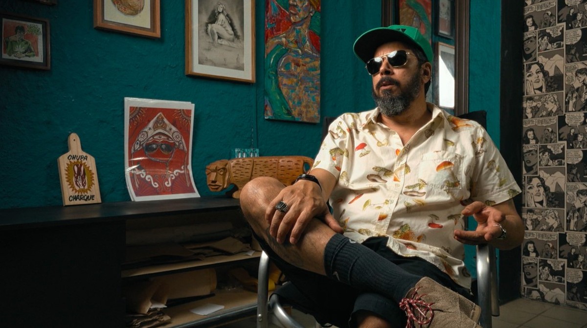 Série documental Nação Zumbi estreia em breve no Canal Brasil Jorge Du Peixe, vocalista da banda pernambucana Nação Zumbi (Foto: Divulgação)
