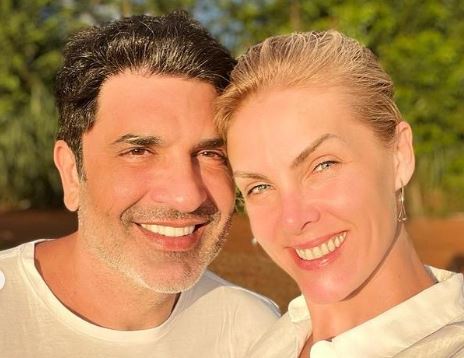Edu Guedes e a apresentadora Ana Hickmann - (Foto: Reprodução)