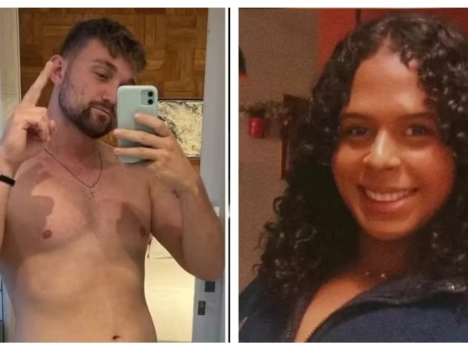 Marcos Yuri Amorim foi preso por suspeita de matar a namorada, Carmen de Oliveira Alves (Foto: Reprodução/TV Tem)