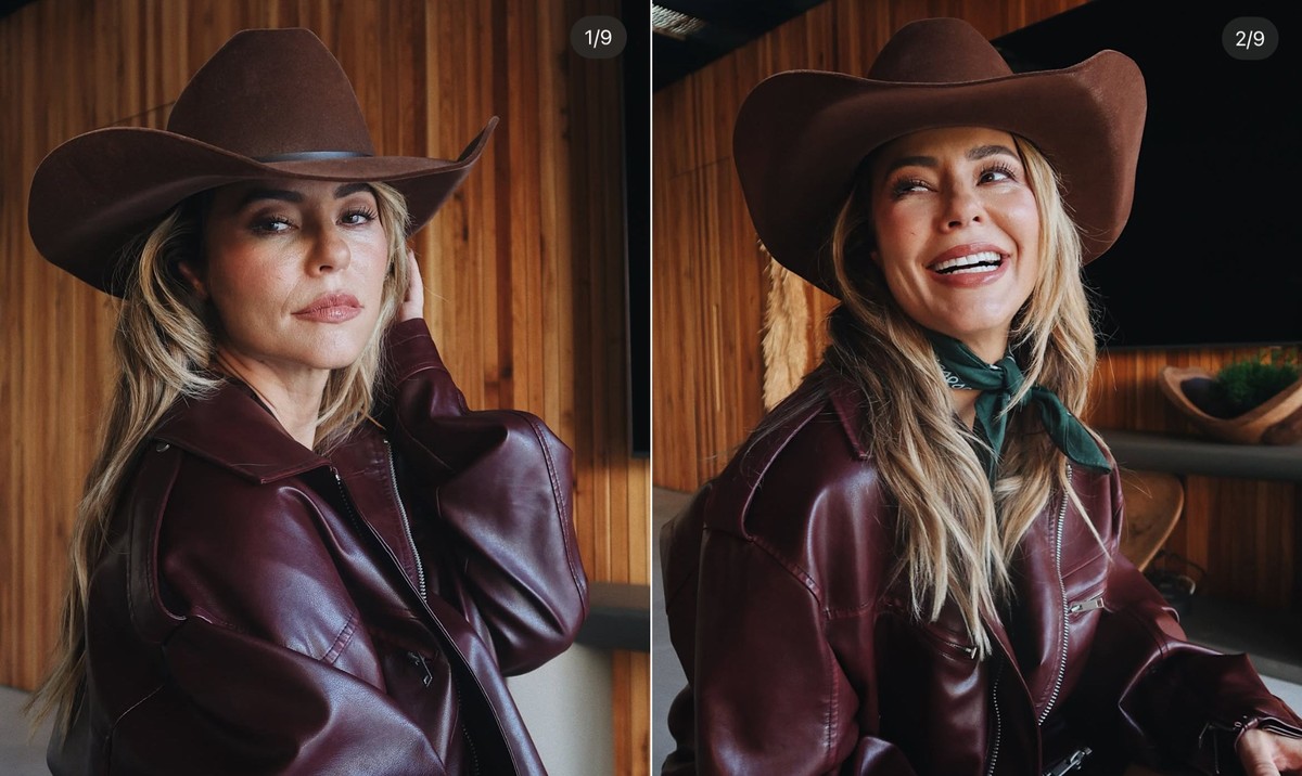 Paolla Oliveira encanta fãs com fotos deslumbrantes de cowgirl em novo álbum Paolla Oliveira (Foto: Reprodução/Instagram)