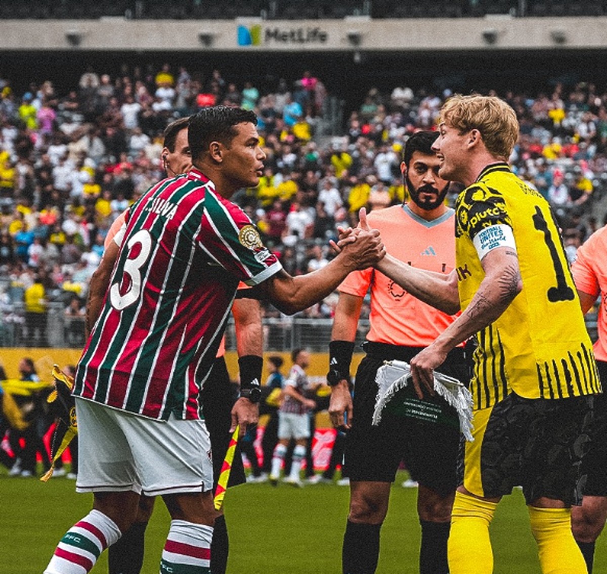 Fluminense e Borussia Dortmund se enfrentaram no Mundial (Foto: Reprodução/Instagram)