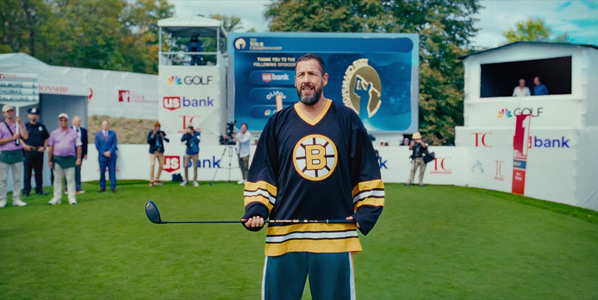 Adam Sandler como Happy Gilmore em 'Um maluco no golfe 2' (Foto: Divulgação/Netflix)