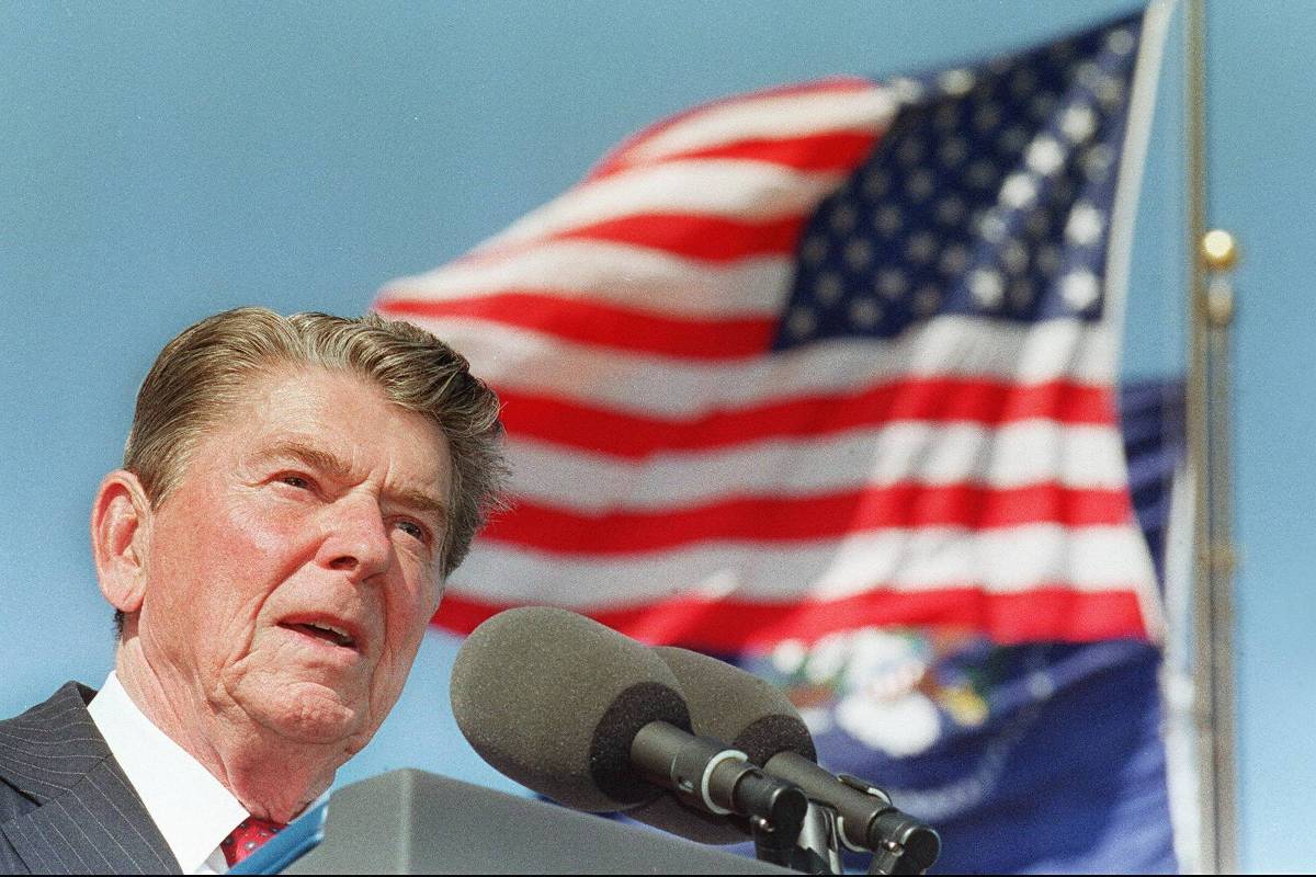 Ex-presidente dos EUA Ronald Reagan. (Foto: AFP)