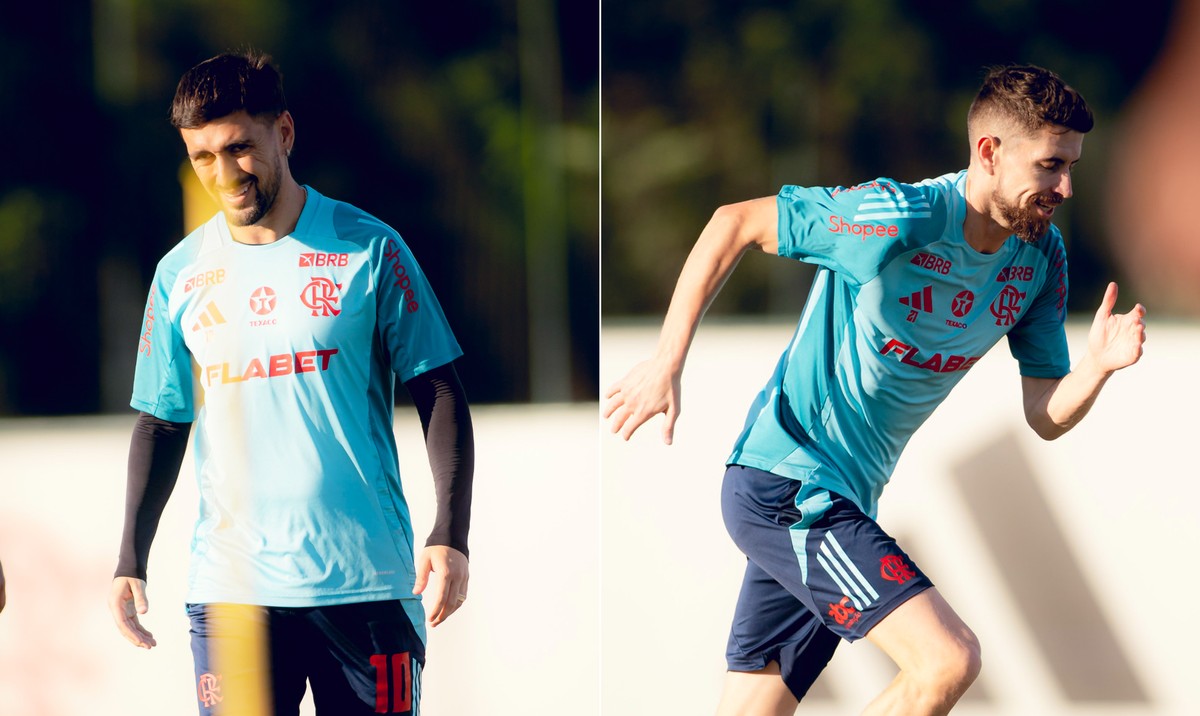 Ceará e Flamengo se preparam para confronto decisivo no Brasileirão após bons resultados Arrascaeta e Jorginho têm comandado meio-campo do Flamengo (Foto: Fotos de Adriano Fontes/Flamengo)