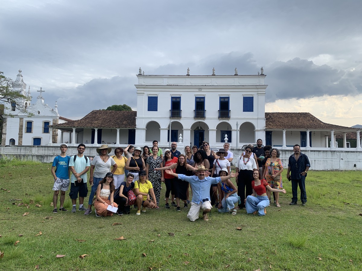 Grupo em visitação à Fazenda da Taquara, em 2024 (Foto: Divulgação)