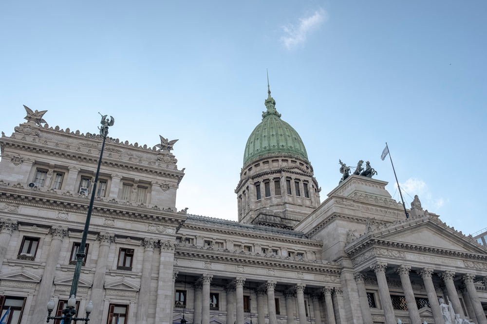 Congresso argentino aprova medidas desafiadoras ao governo Milei antes das eleições O Congresso Nacional em Buenos Aires (Foto: Erica Canepa/Bloomberg)