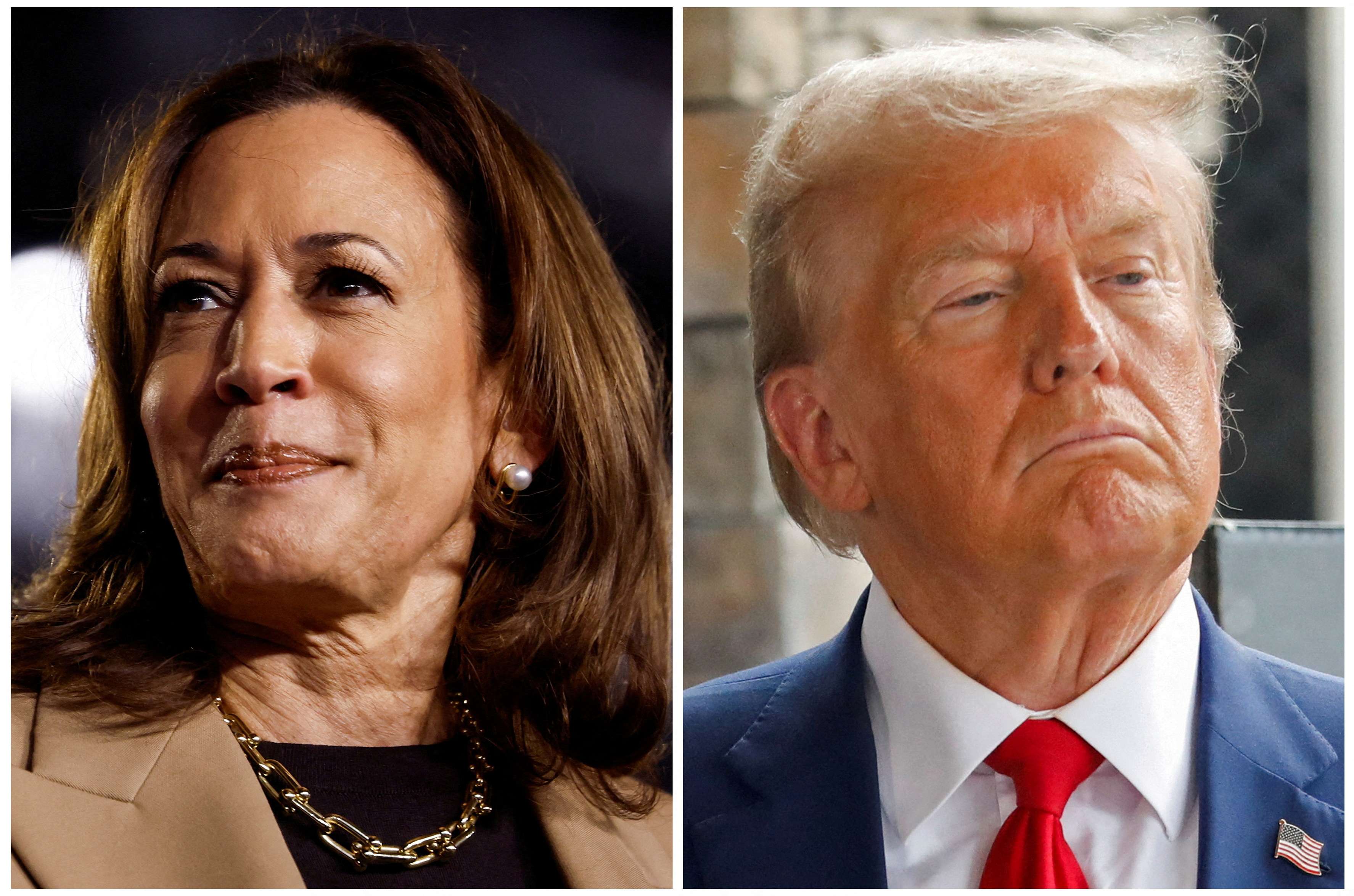 Trump denuncia pagamento por apoio de artistas à campanha de Kamala Harris Foto: Reprodução