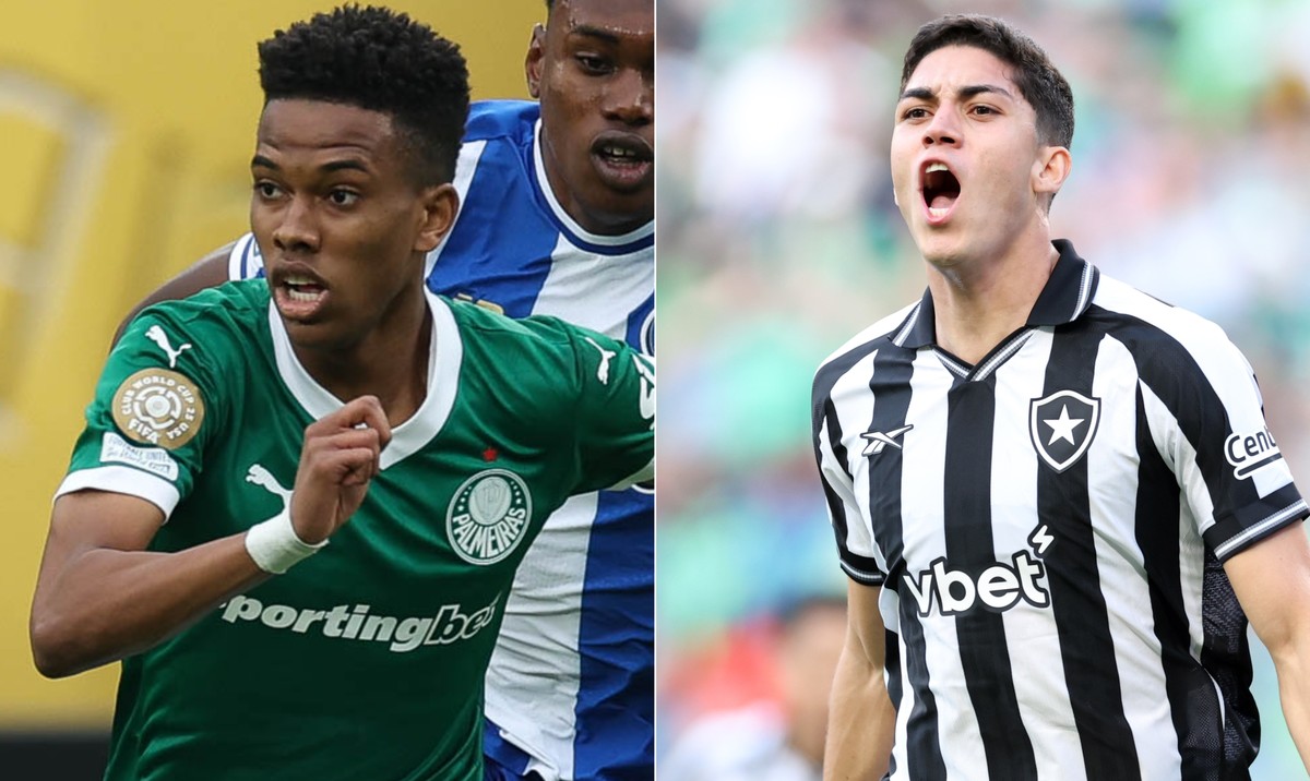 Palmeiras e Botafogo estrearam no domingo no Mundial de Clubes (Foto: Cesar Greco/Palmeiras e Vítor Silva/Botafogo)