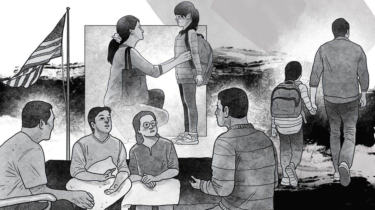 Imigrantes brasileiros nos EUA enfrentam xenofobia e revelam desilusão dos filhos Brasileiros vivem armadilha migratória nos EUA desde que Donald Trump tomou posse em seu segundo mandato (Foto: Arte/O GLOBO)