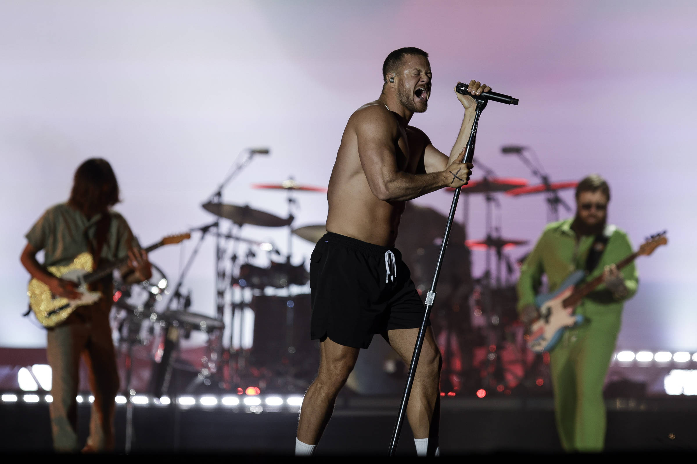 Imagine Dragons anuncia três shows no Brasil; veja como garantir seu ingresso Show da banda Imagine Dragons, no palco Mundo, durante o segundo dia do primeiro final de semana do festival Rock in Rio (Foto: Eduardo Anizelli. 15.set.2024/Folhapress)