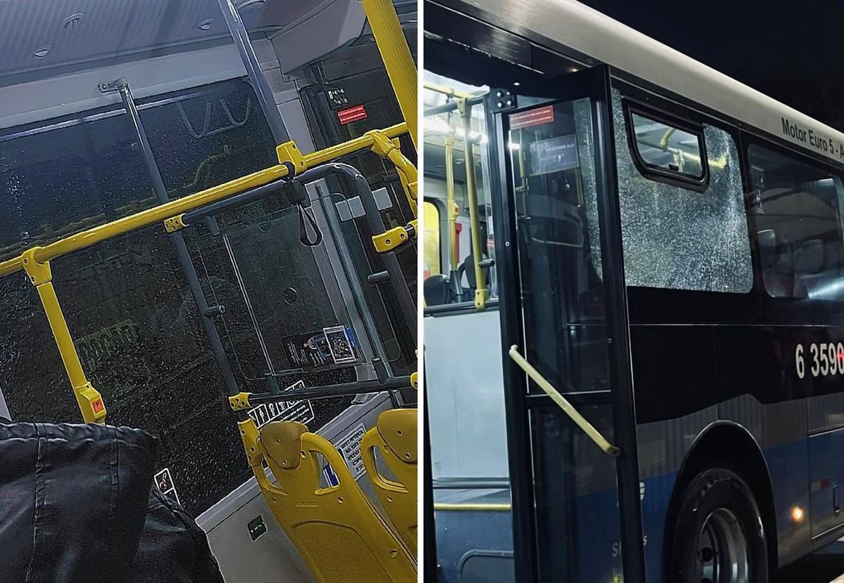 Onda de vandalismo em São Paulo: 47 ônibus depredados em um único dia Ônibus depredados na região do Jardim Miriam, Zona Sul de São Paulo (Foto: Instagram/@foconojardimmiriam)