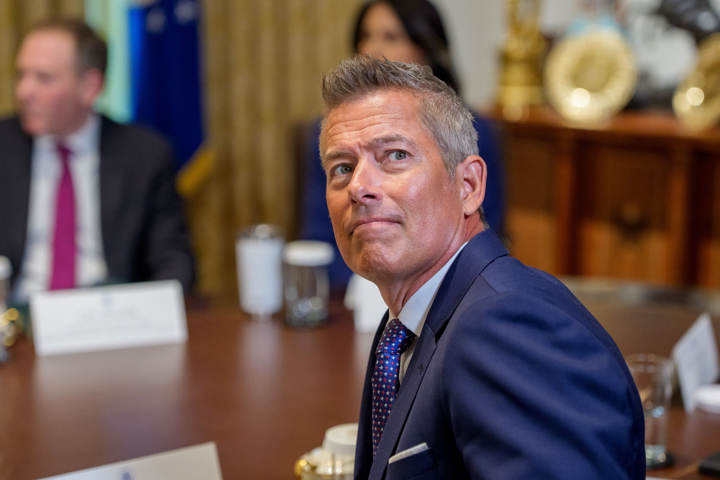 Trump nomeia Sean Duffy como chefe interino da NASA após saída de administrador Aaron Schwartz/CNP/Bloomberg/Getty Images