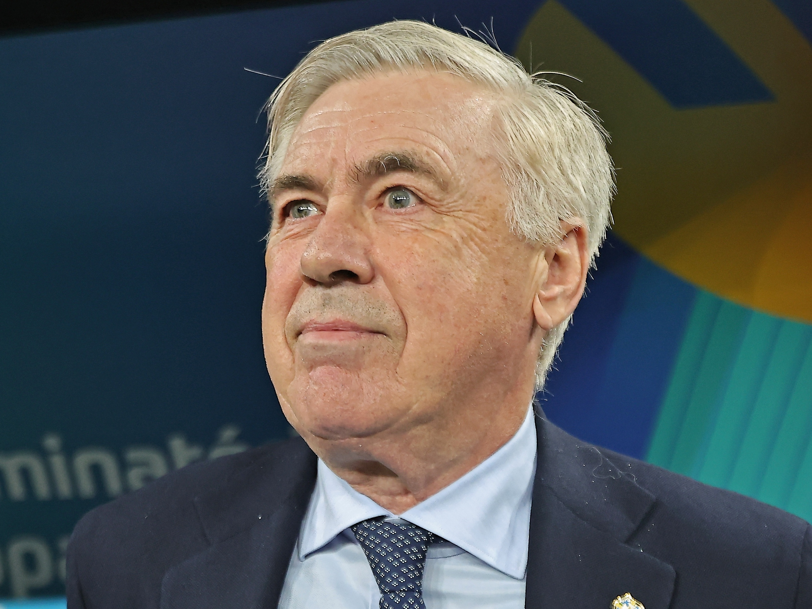 Conmebol confirma jogo entre Brasil e Chile no Maracanã a pedido de Ancelotti Carlo Ancelotti, técnico do Brasil, durante jogo contra o Paraguai (Foto: HEULER ANDREY/DIA ESPORTIVO/ESTADÃO CONTEÚDO)