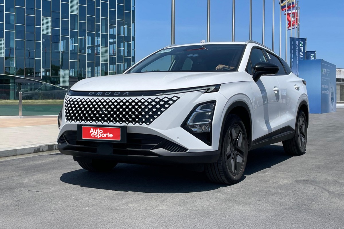 Omoda apresenta dois novos modelos de carros no Brasil Omoda 5 HEV (Foto: Cauê Lira/Autoesporte)