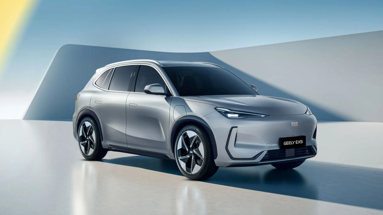 Geely inicia pré-venda do SUV elétrico EX5 no Brasil e aposta no mercado nacional Geely EX5, SUV médio que marca a estreia da Geely no mercado brasileiro (Foto: Geely/Divulgação)