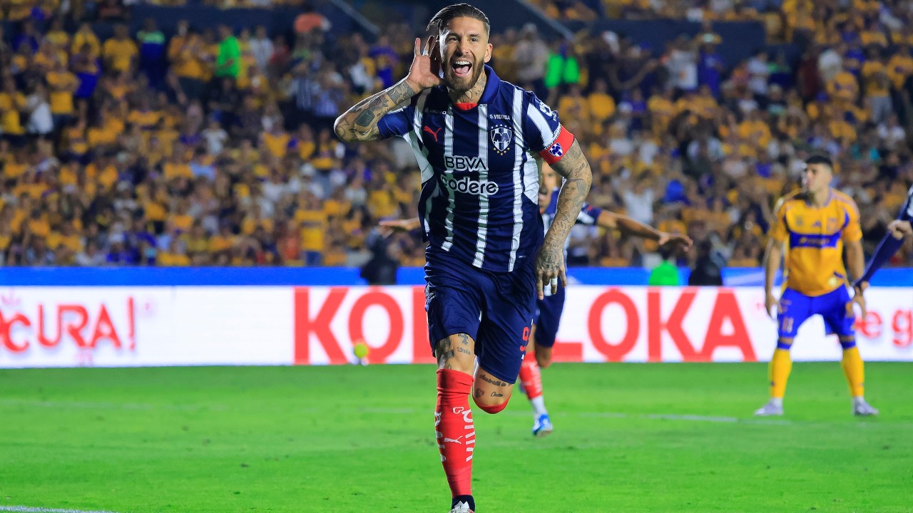 Zagueiro Sergio Ramos é o destaque do Monterrey (Foto: Alfredo Lopez/Jam Media/Getty Images)