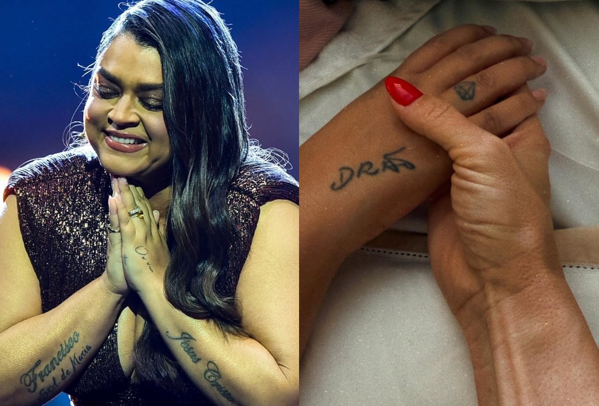 Preta Gil tinha tatuagem sobre família e amigos Preta Gil — Foto: Reprodução/Instagram